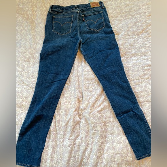 Levi 711 dark blue Skinny Jeans - Picture 3 of 3